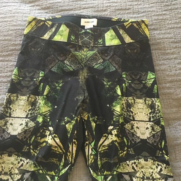 Helmut Lang cicadee print leggings