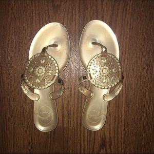 Jack Rogers Jellys Gold