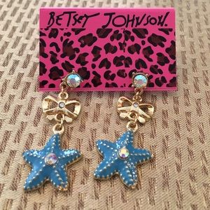 Teal Starfish Earrings🐬