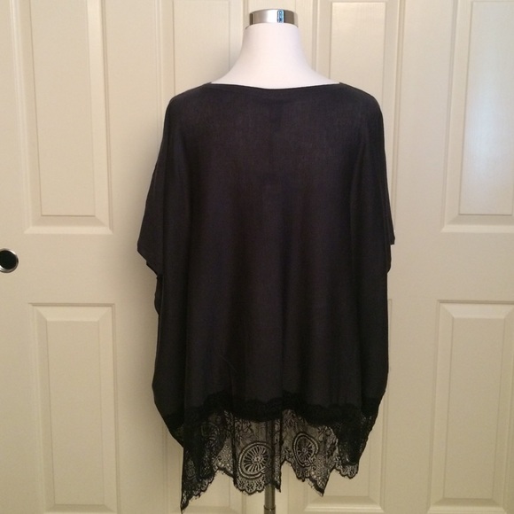 ❌SOLD❌[love scarlett] lightweight sweater poncho - Picture 3 of 4