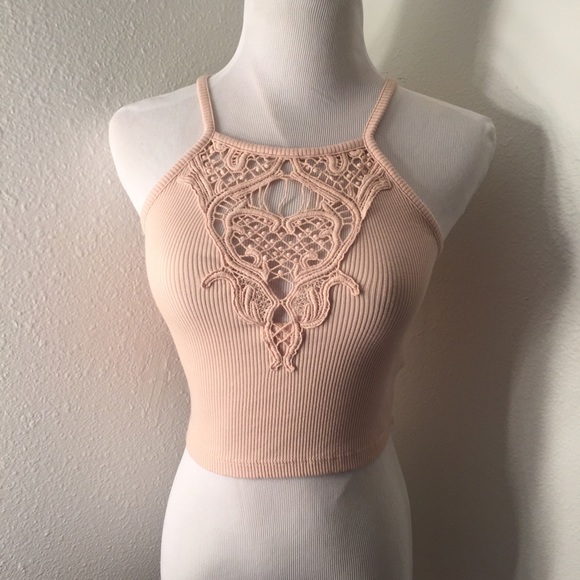 Pink crop top