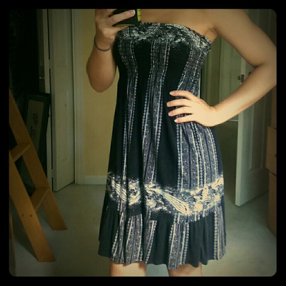 Lush strapless dress