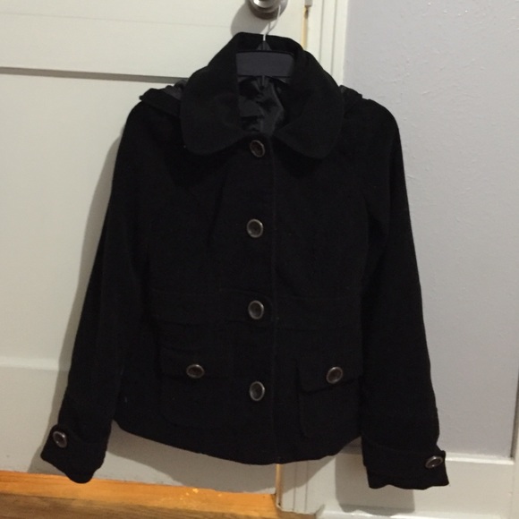 Black Pea Coat