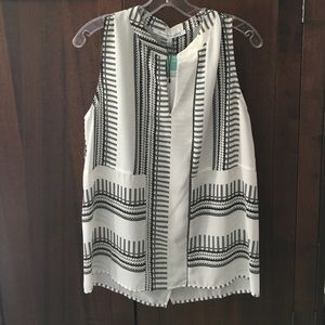 Collective Concepts Nikeysha Split-Neck Blouse