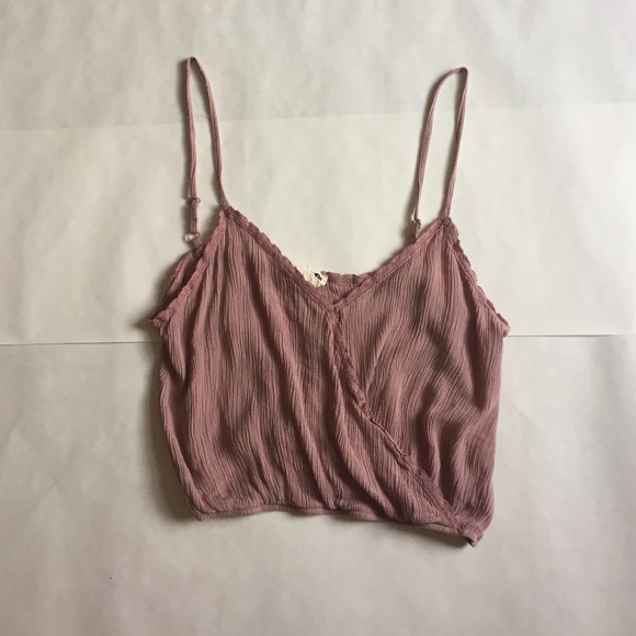 LA Hearts rose crop top