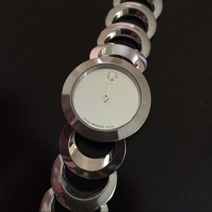 MOVADO Rondiro silver mirror face