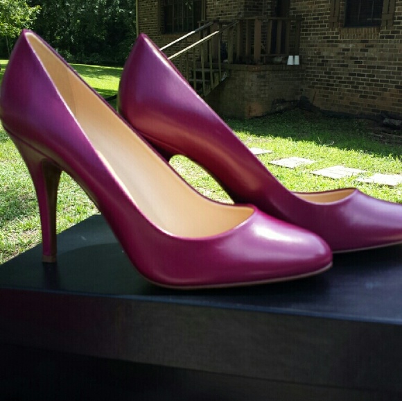 Jcrew Mona Pumps - NIB- color-Red Current - Picture 2 of 3