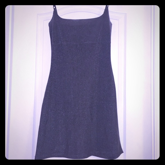 Gray shimmering Mini Dress