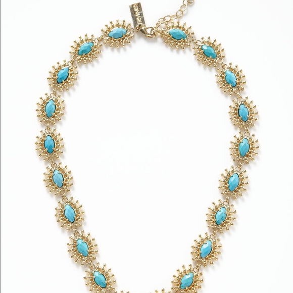 ✨SOLD✨Beautiful KendraScott Turquoise LinkNecklace - Picture 4 of 4