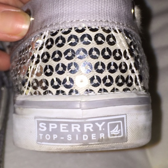 Silver Sequin Sperry's - Picture 3 of 3