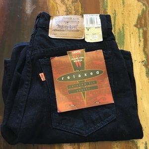 Vintage black washed Levi denim shorts Vintage black washed Levi denim shorts