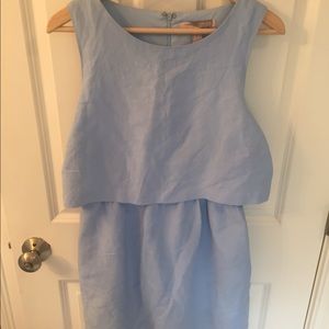 Periwinkle Empire Dress + sweater bundle