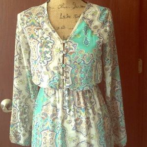 Patterned maxi dress