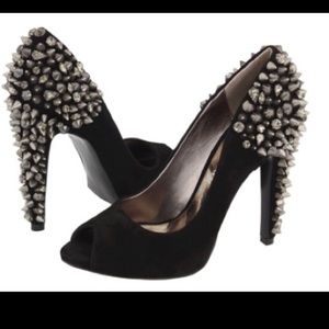 Sam Edelman Black Suede Lorissa Spike heels
