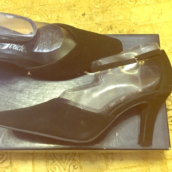 Brand new! Black strappy heels