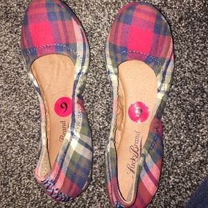 Lucky brand plaid flats