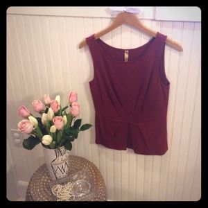 Anthropologie peplum tank