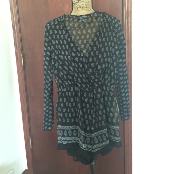 Long sleeve romper