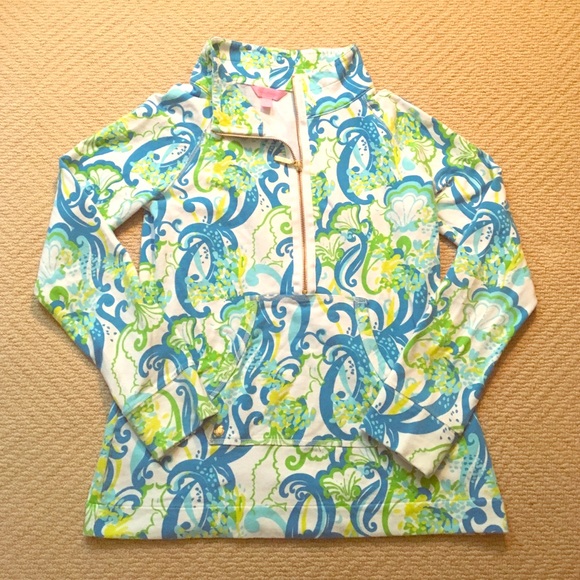 Lilly Pulitzer 1/4 Zip pullover size small