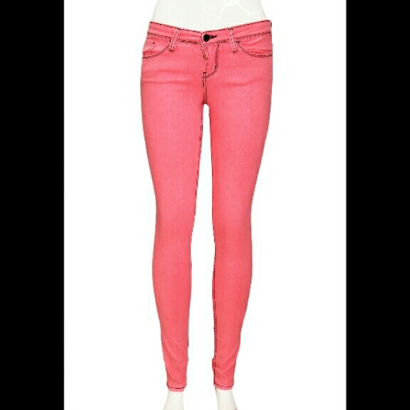 Black stitch skinny jeans - Picture 1 of 2