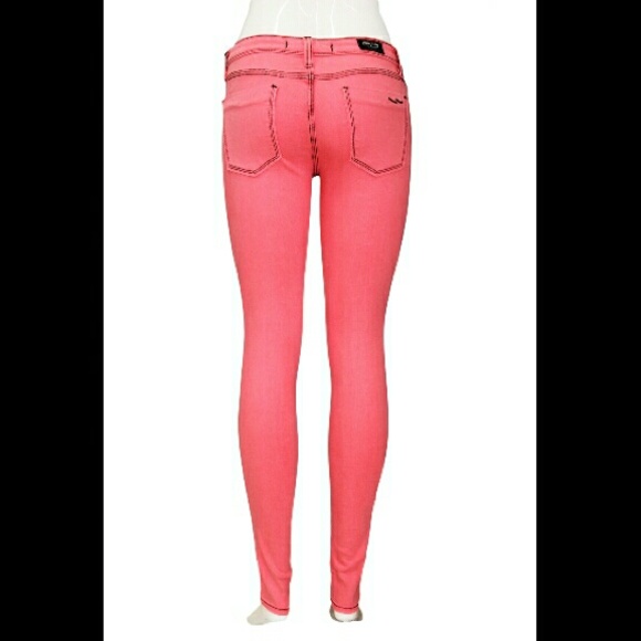 Black stitch skinny jeans - Picture 2 of 2