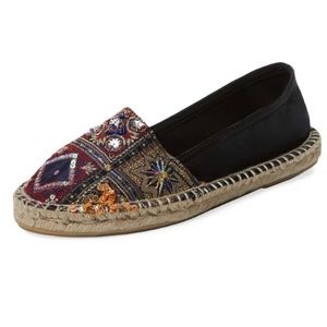Schutz 'Dimitris' slip on espadrille flats