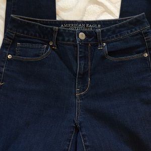 AEO High Rise Stretch Skinny Jeans size 8 short
