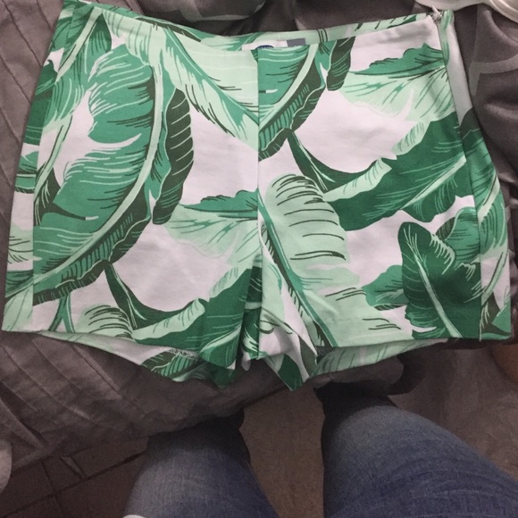 NWOT Old Navy Palm Tree Leaf Print Shorts