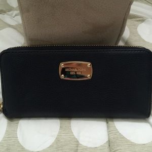 Brand new Michael kors navy blue wallet
