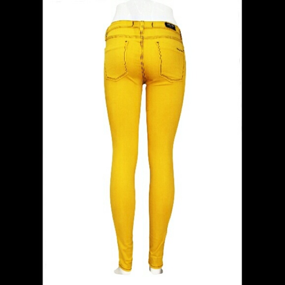 Black stitch skinny jeans - Picture 2 of 2