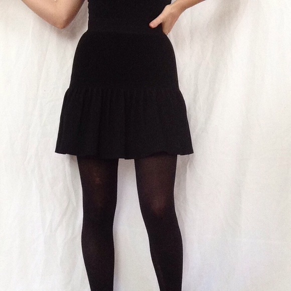 BCBG Black Stretch High Waisted Skirt