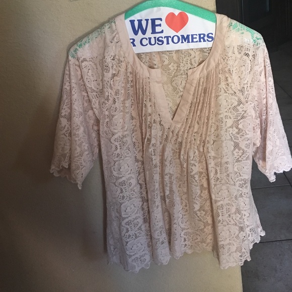 thin crochet type blouse