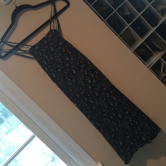 BOHO Strappy, backless floral summer dress S - Picture 2 of 4