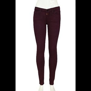 Black stitch skinny jeans