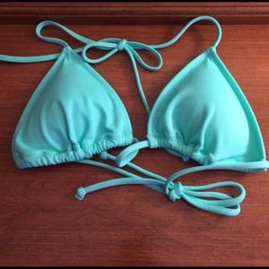 VS Seaform Blue String Bikini Top