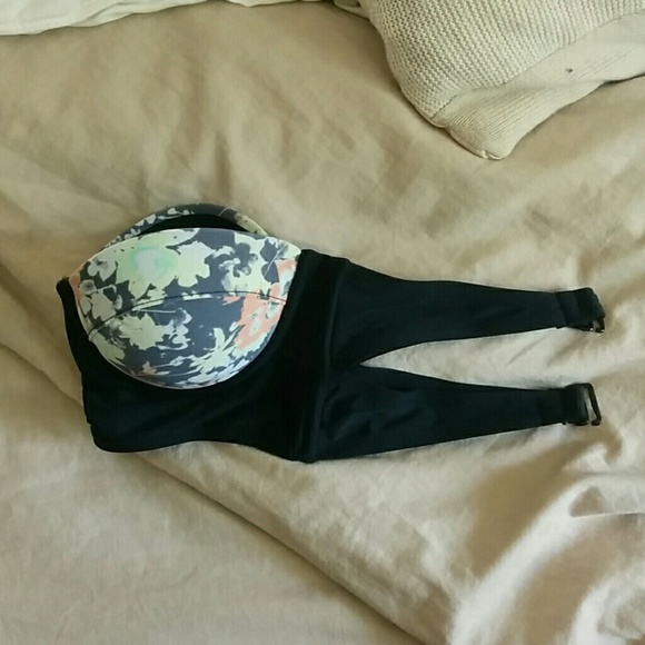 LA Hearts bandeau bikini top - Picture 4 of 4