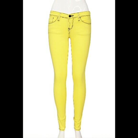 Black stitch skinny jeans - Picture 1 of 2