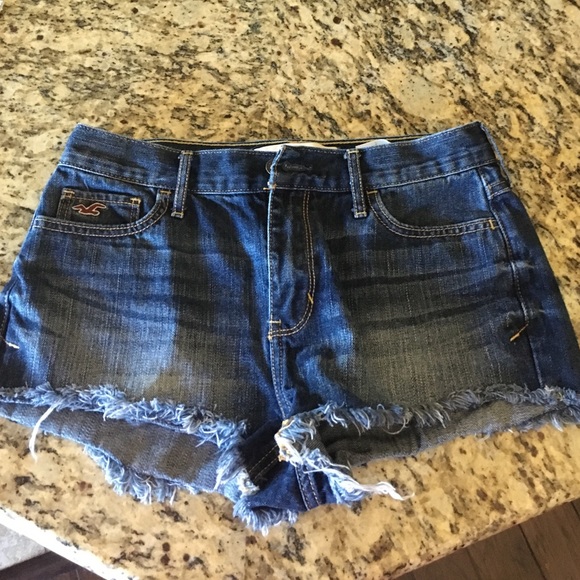 denim high waisted jean shorts