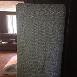 Twin size mattress .