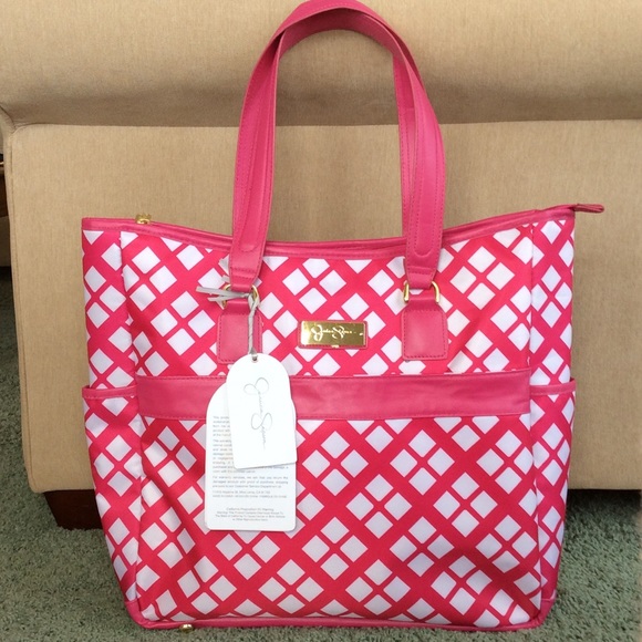 NWT $140 JS 19900 Country Club Pink Tote Bag