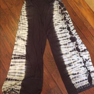Tie dyed knit pants