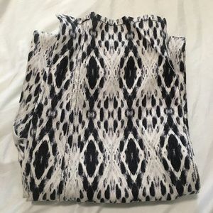 Black and white print H&m pants