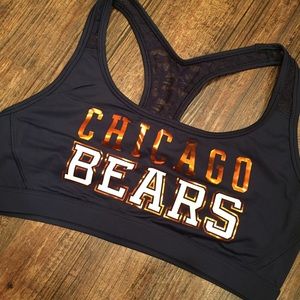 VS Pink Chicago Bears Lace Back Sports Bra