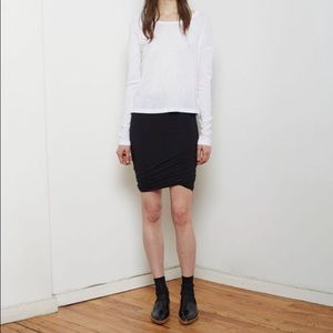 T by Alexander Wang Twist Jersey Skirt