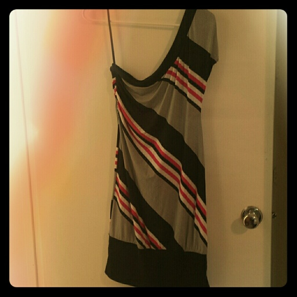 Awesome striped party dress