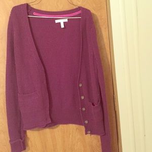 Aeropostale Purple Cardigan