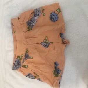 Flower print shorts