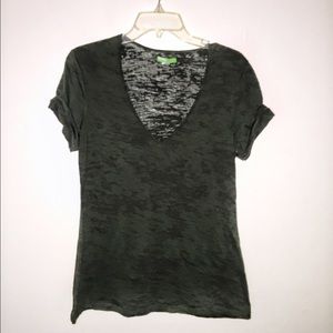 BDG dark olive tee