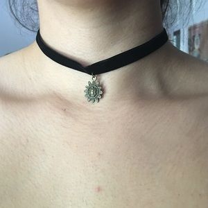 Choker with Sun Charm