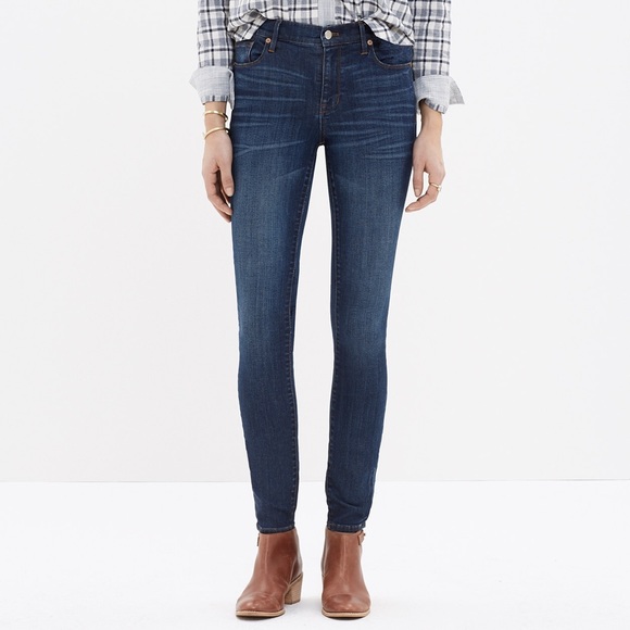 Madewell Denim - Madewell HIGH RISER SKINNYSKINNY JEANS IN ATLANTIC
